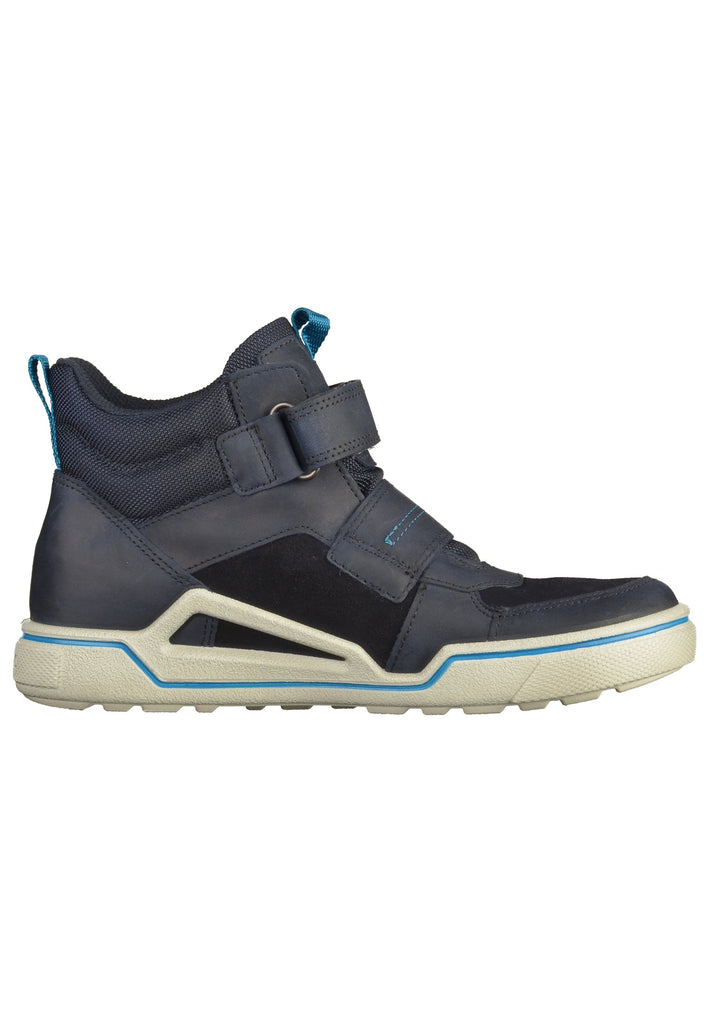 ecco Stiefelette Leder/Textil Dunkelblau - surf4shoes