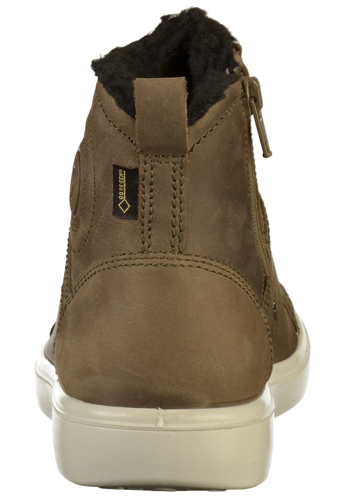 ecco Sneaker Nubukleder Braun - surf4shoes