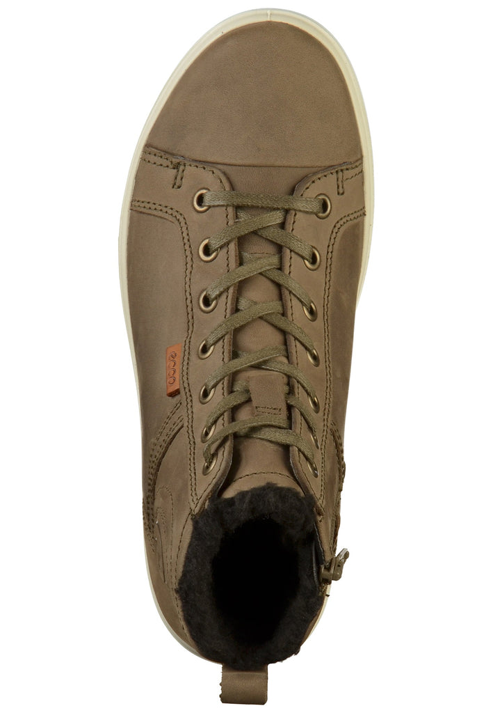 ecco Sneaker Nubukleder Braun - surf4shoes