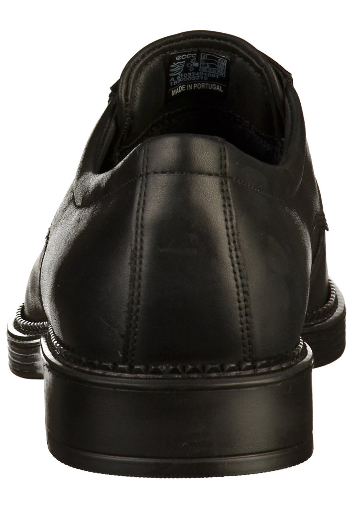 ecco Businessschuhe Leder Schwarz - surf4shoes