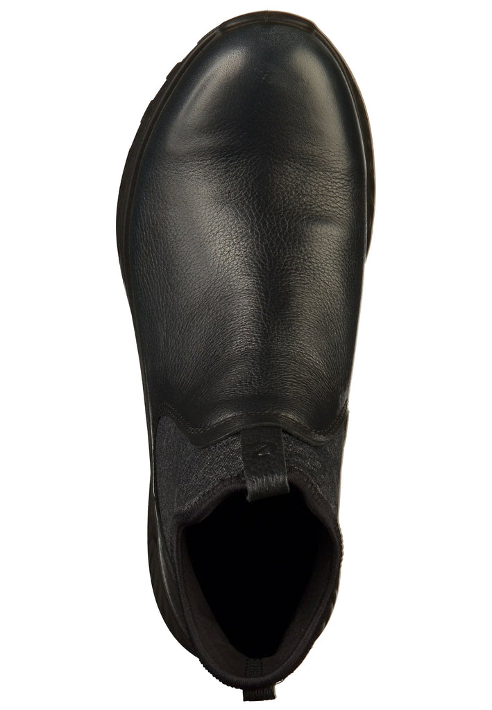 ecco Stiefelette Leder/Textil Schwarz - surf4shoes
