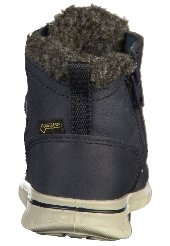 ecco Stiefelette Leder Navy - surf4shoes