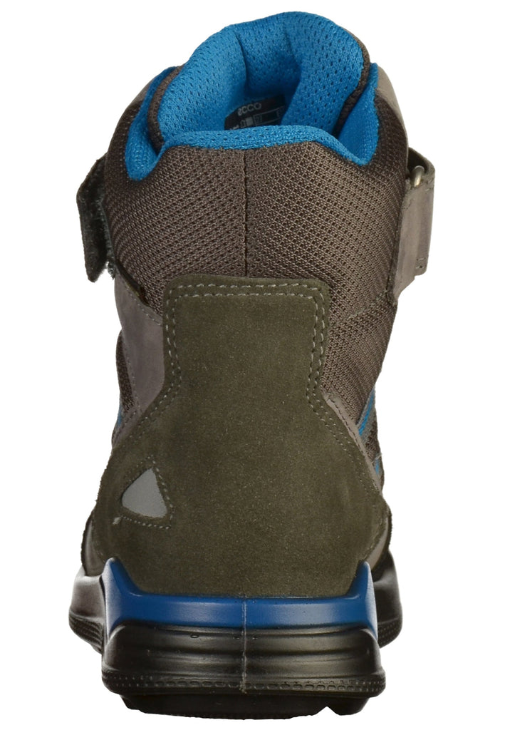 ecco Stiefel Leder/Textil Grau - surf4shoes