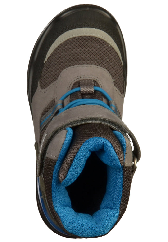 ecco Stiefel Leder/Textil Grau - surf4shoes