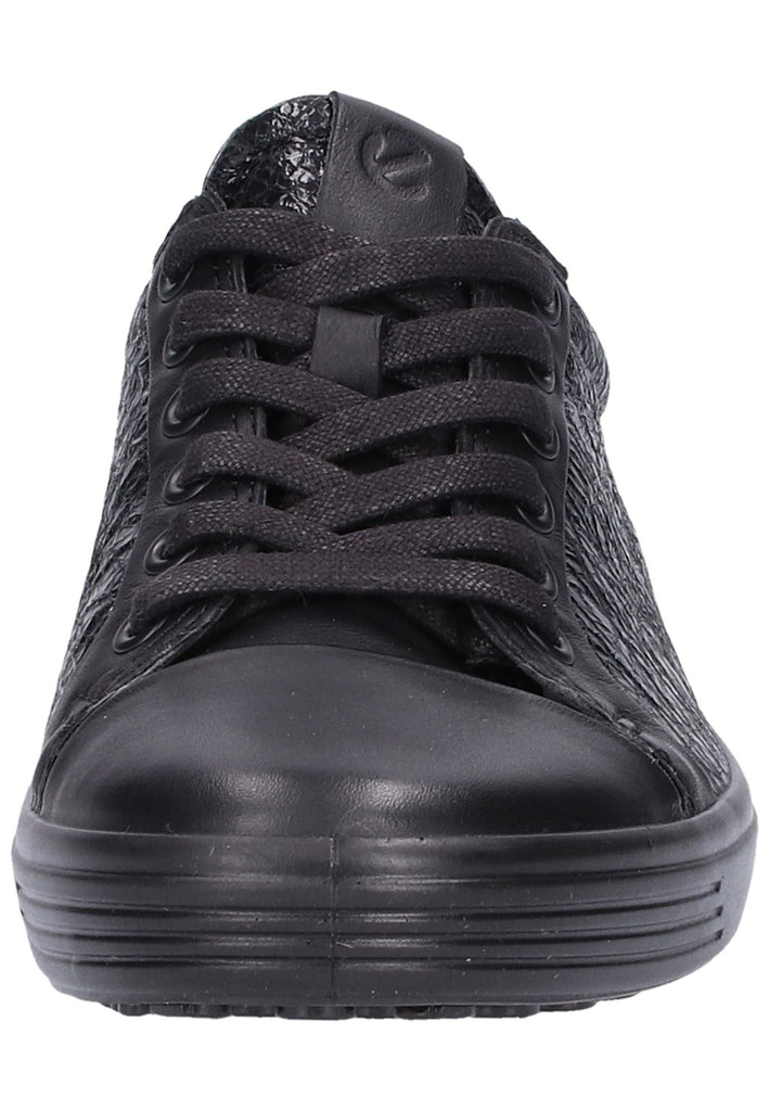 ecco Sneaker Leder Schwarz - surf4shoes