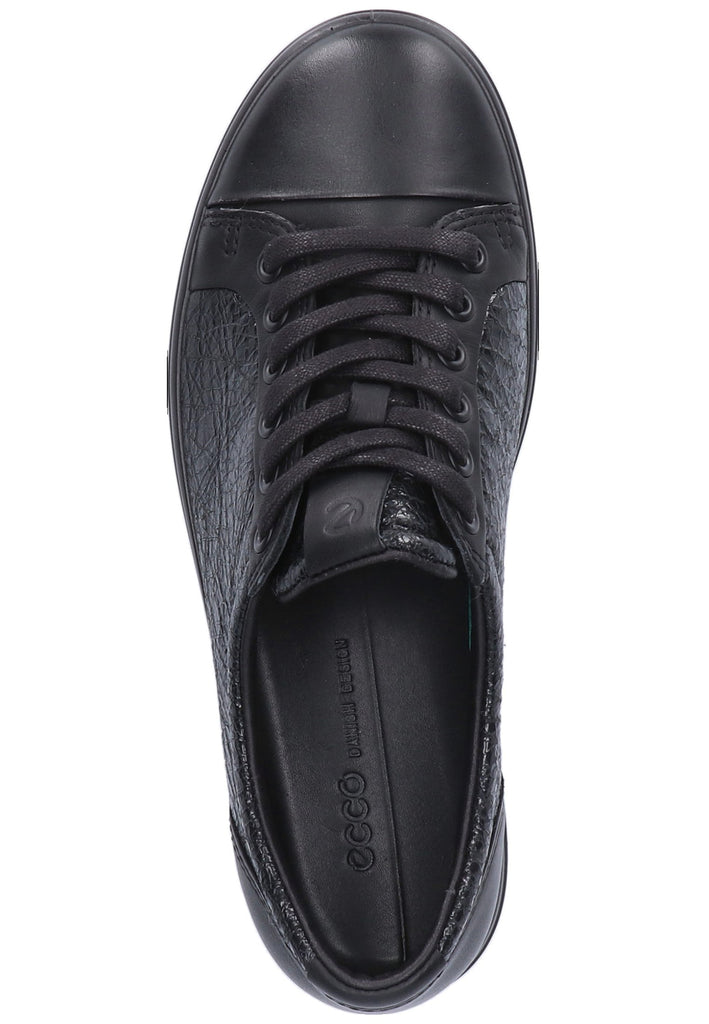 ecco Sneaker Leder Schwarz - surf4shoes