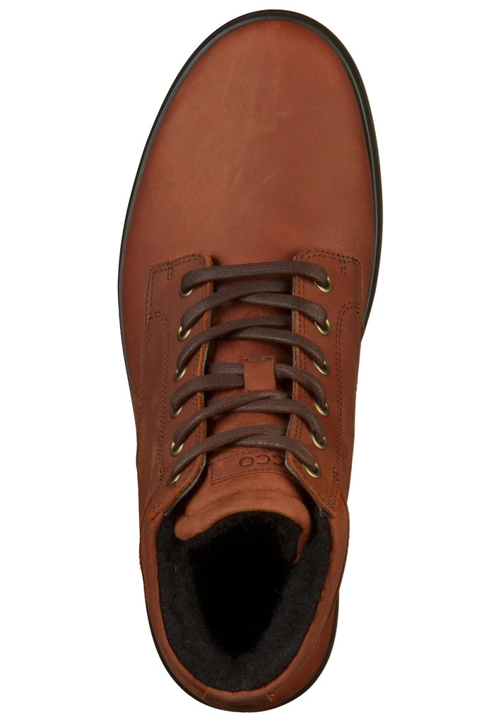 ecco Sneaker Leder Braun - surf4shoes