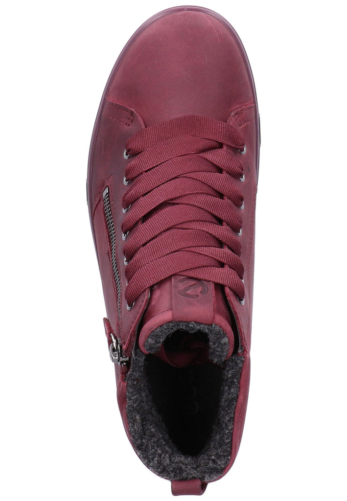 ecco Sneaker Leder Wine - surf4shoes