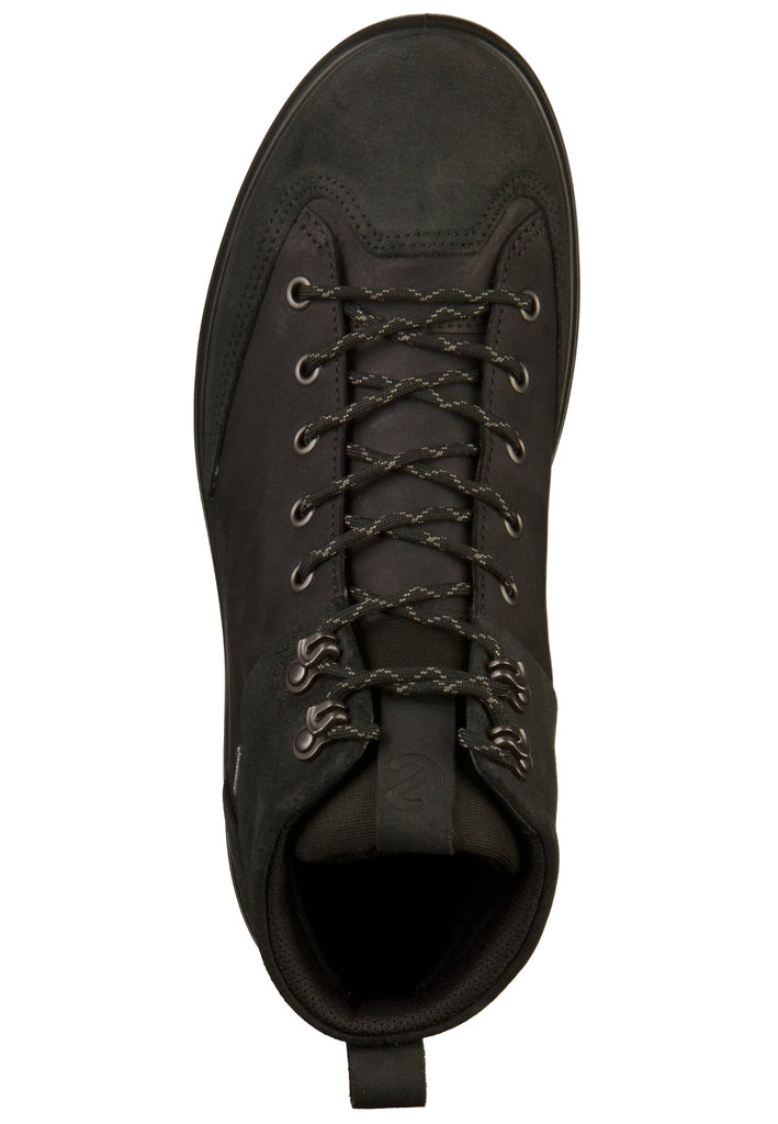 ecco Sneaker Leder Schwarz - surf4shoes