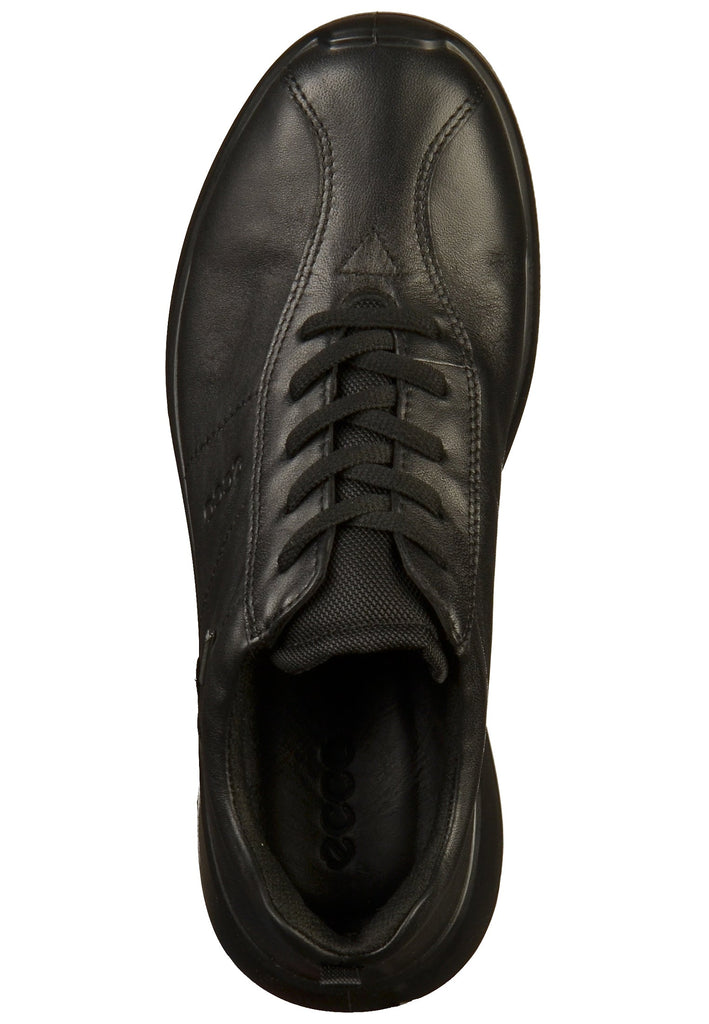 ecco Sneaker Leder Schwarz - surf4shoes