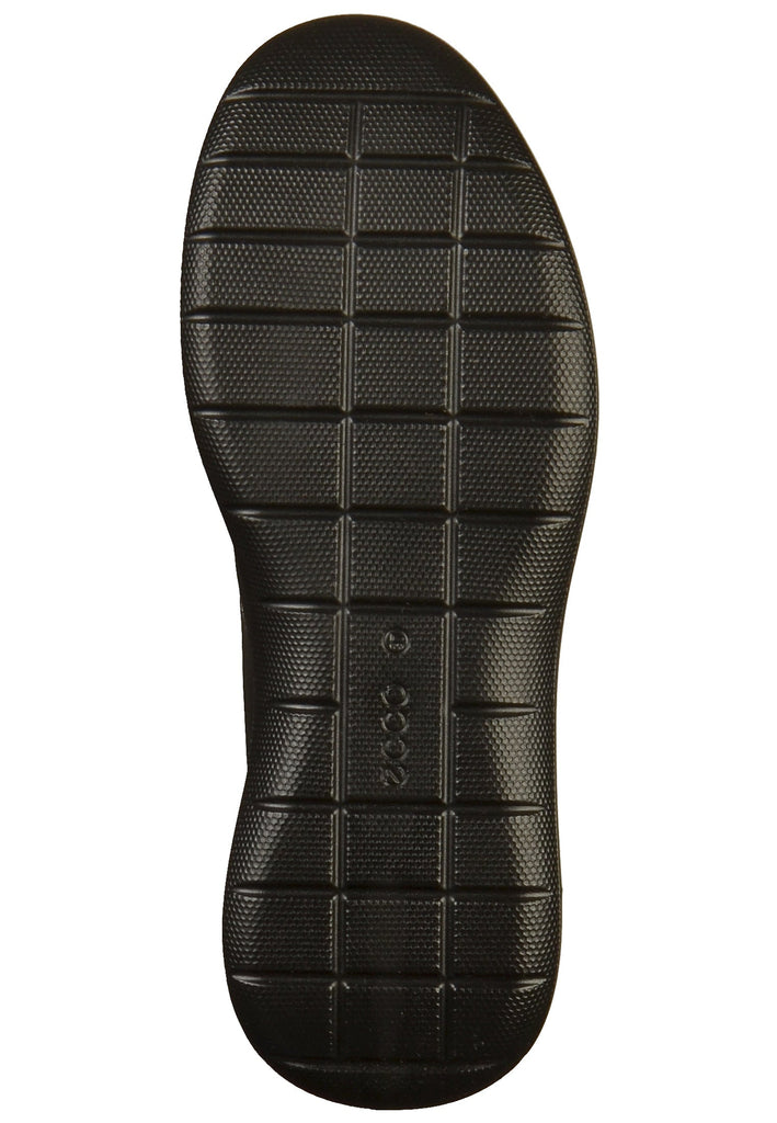 ecco Sneaker Leder Schwarz - surf4shoes