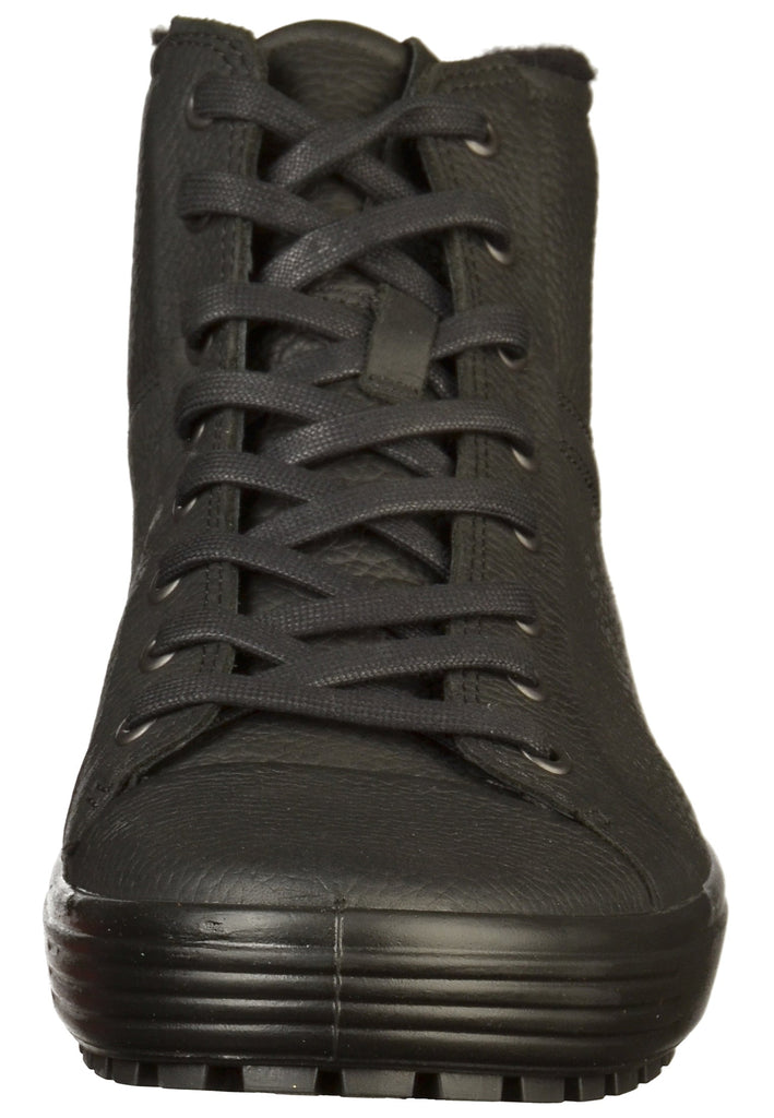 ecco Sneaker Leder Schwarz - surf4shoes