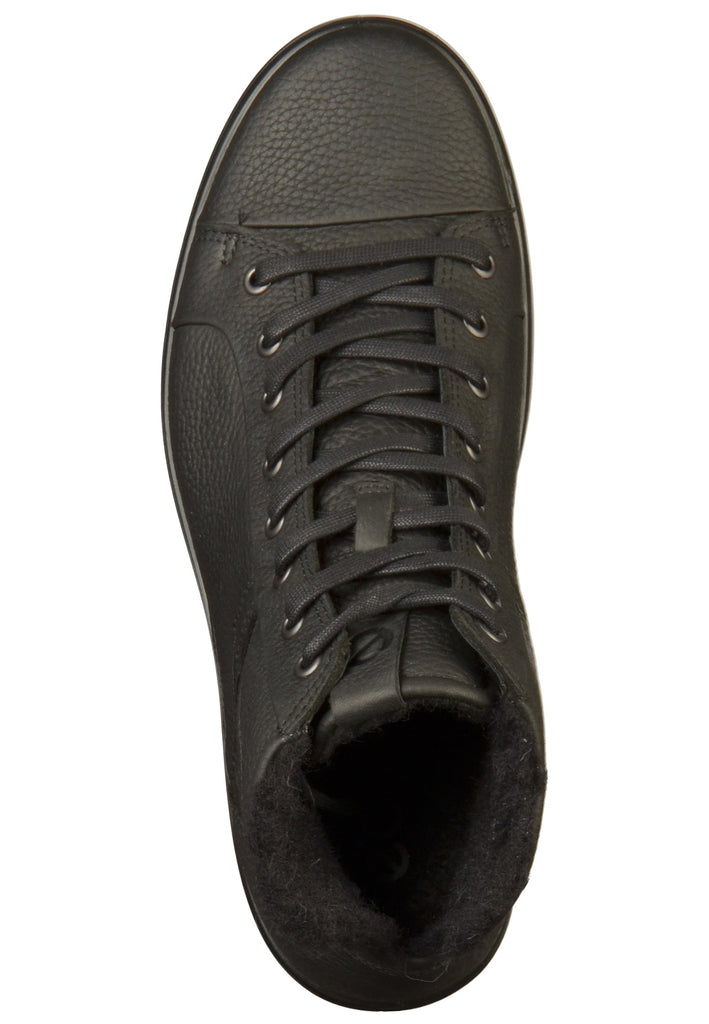 ecco Sneaker Leder Schwarz - surf4shoes