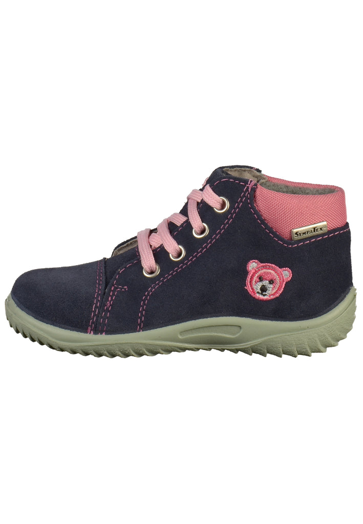 Richter Halbschuhe Veloursleder Blau - surf4shoes