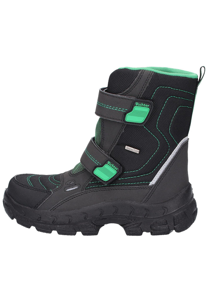 Richter Stiefel Lederimitat Schwarz - surf4shoes
