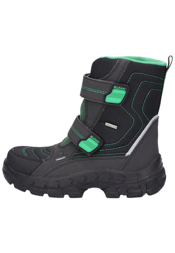 Richter Stiefel Lederimitat Schwarz - surf4shoes
