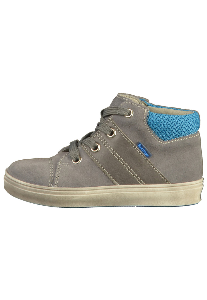Richter Sneaker Veloursleder/Textil Grau - surf4shoes
