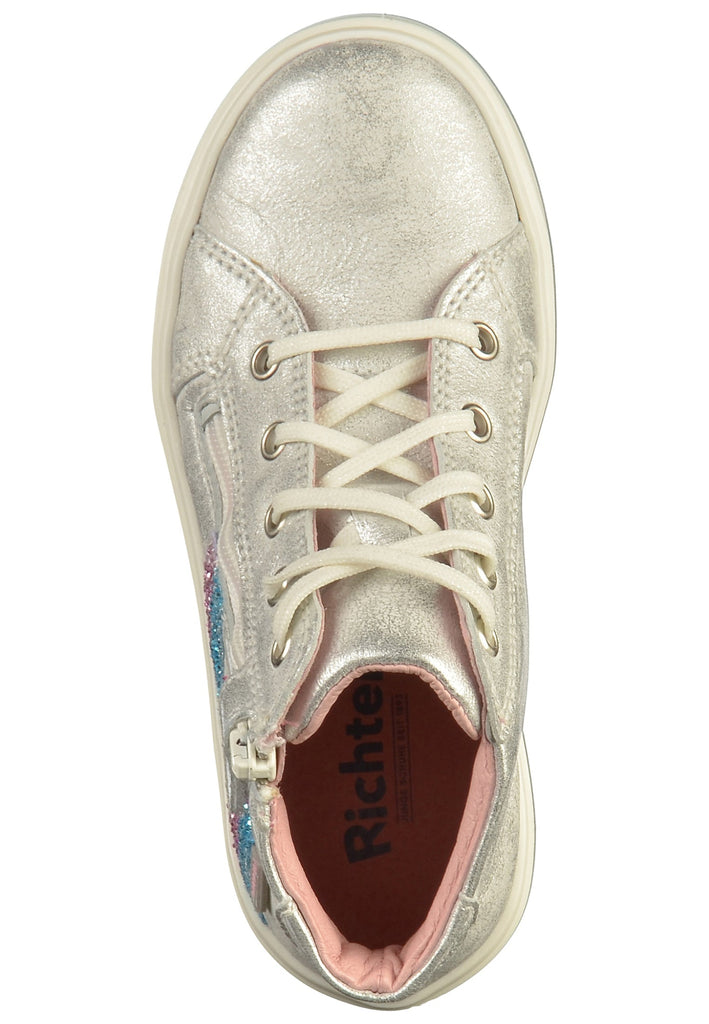 Richter Sneaker Leder/Textil Silber - surf4shoes