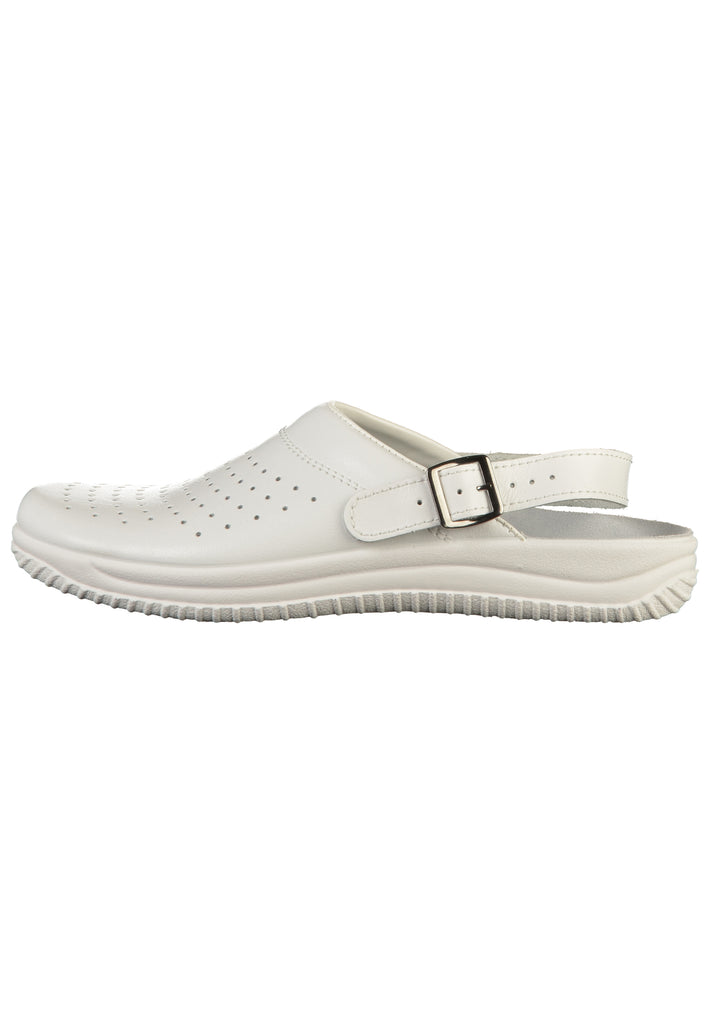 Rohde Clogs Leder Weiß - surf4shoes