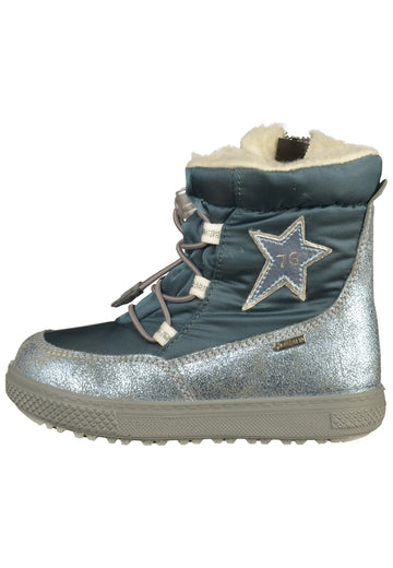Primigi Stiefelette Veloursleder/Textil Petrol - surf4shoes