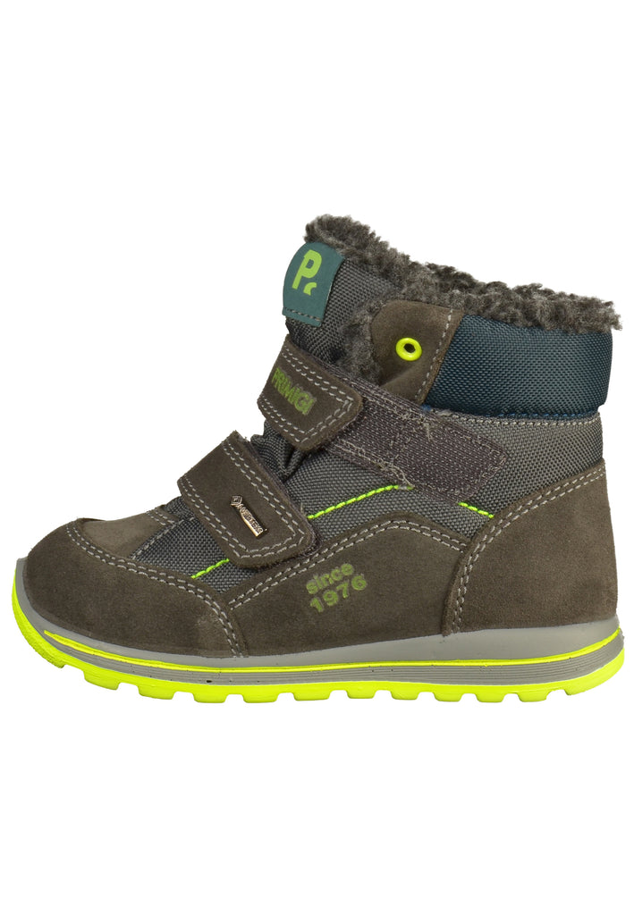 Primigi Stiefel Leder/Textil Grau - surf4shoes