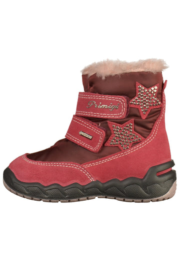 Primigi Stiefelette Veloursleder/Textil Rot - surf4shoes