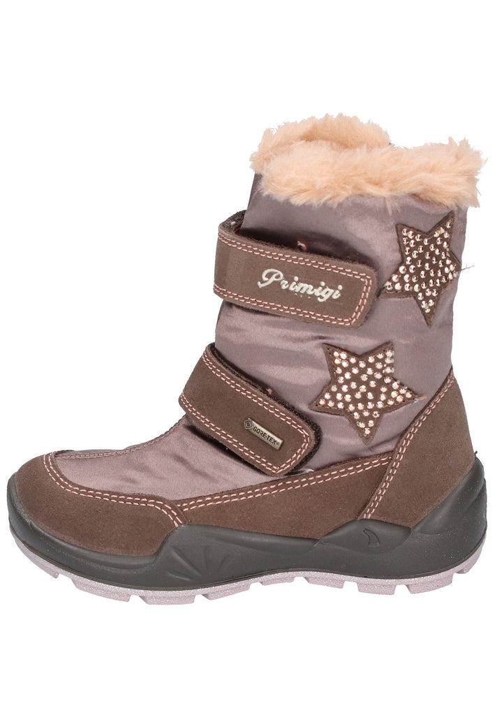 Primigi Stiefel Leder/Textil Braun Warmfutter - surf4shoes