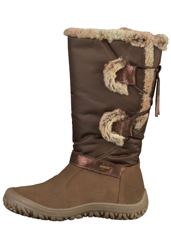 Primigi Stiefel Leder/Textil Braun Warmfutter - surf4shoes