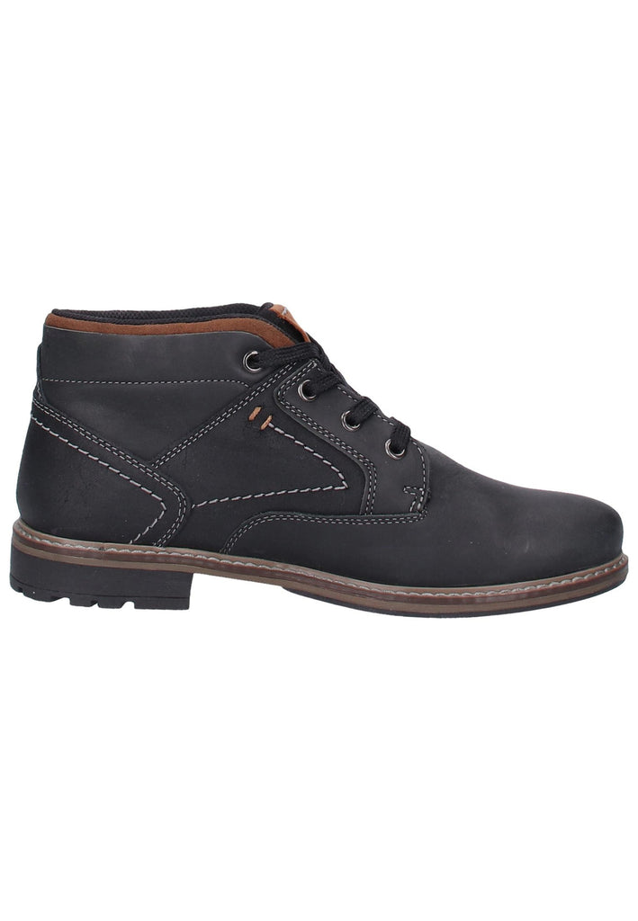 Dockers Stiefelette Nappaleder Schwarz - surf4shoes