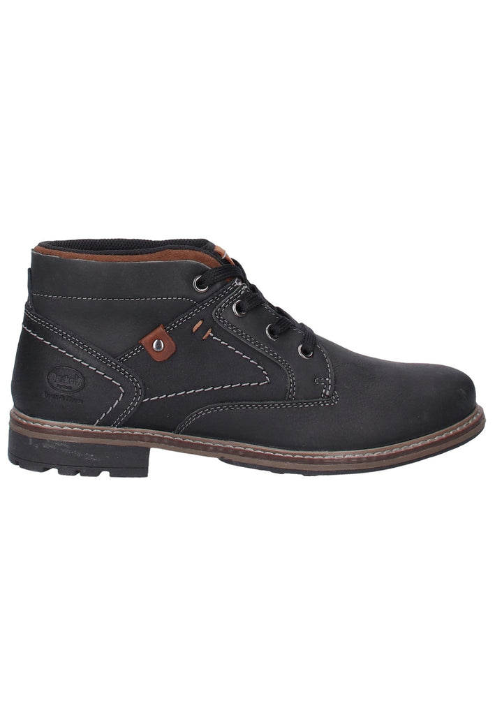 Dockers Stiefelette Nappaleder Schwarz - surf4shoes