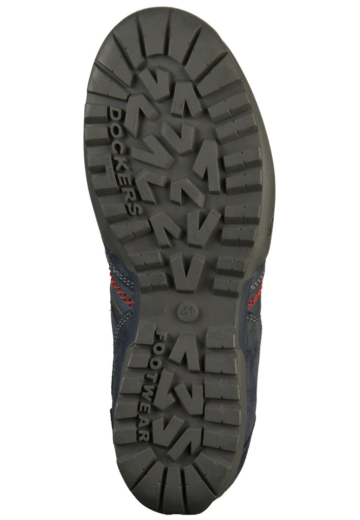 Dockers Halbschuhe Lederimitat/Textil Blau - surf4shoes