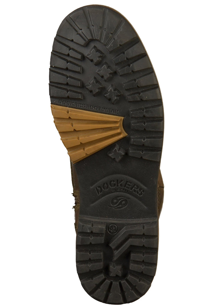 Dockers Stiefelette Leder Oliv - surf4shoes