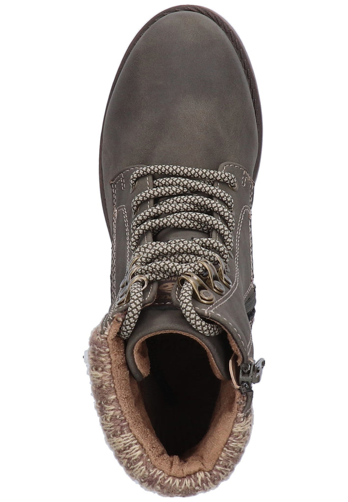 Dockers Stiefelette Lederimitat Grau - surf4shoes