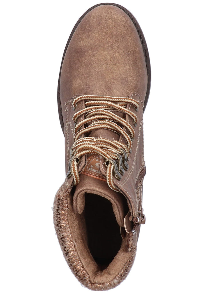 Dockers Stiefelette Lederimitat Braun - surf4shoes