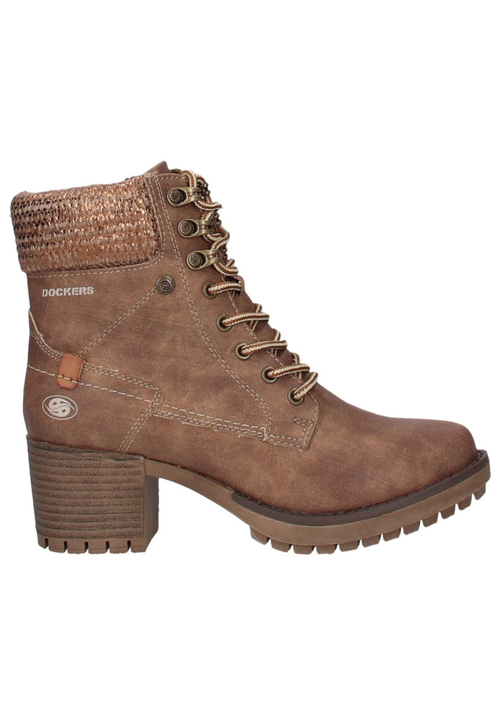 Dockers Stiefelette Lederimitat Braun - surf4shoes