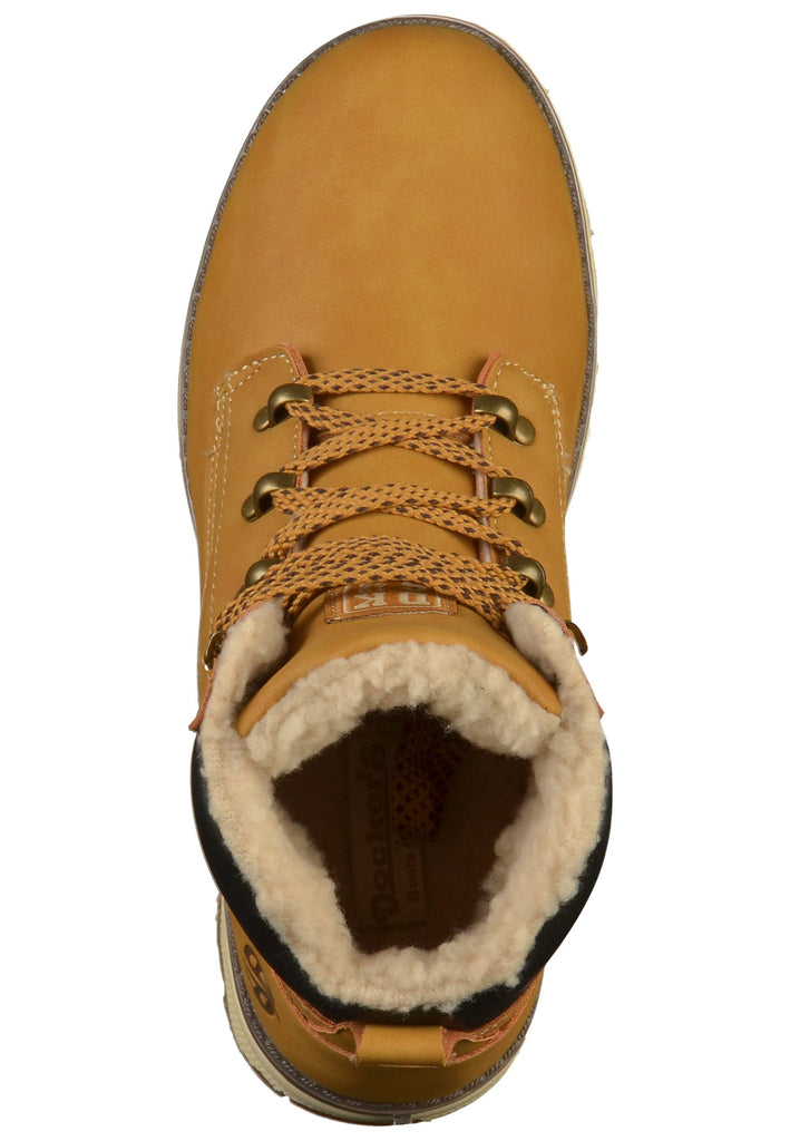 Dockers Stiefelette Lederimitat Tan - surf4shoes