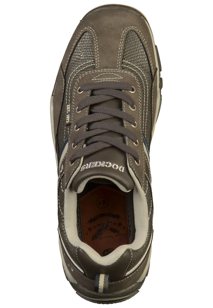 Dockers Sneaker Lederimitat Dunkelgrau - surf4shoes