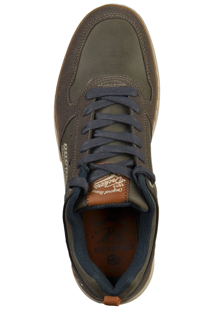 Dockers Sneaker Lederimitat Dunkelgrau - surf4shoes