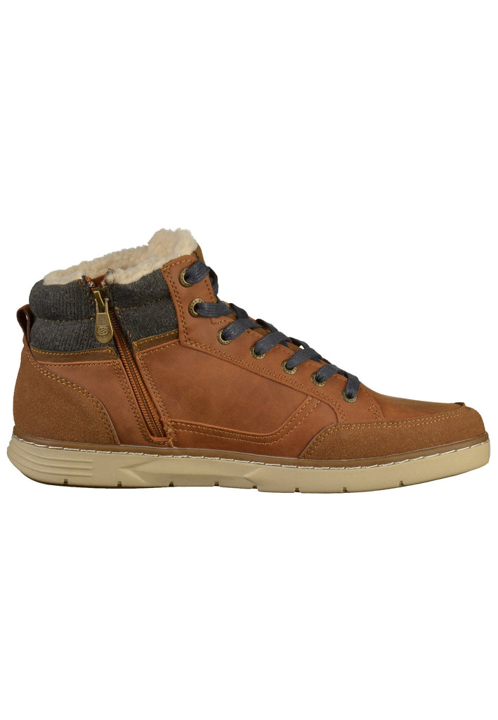Dockers Sneaker Lederimitat Cognac - surf4shoes