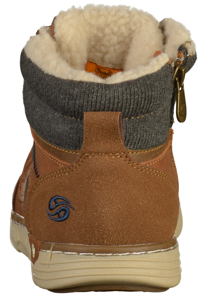 Dockers Sneaker Lederimitat Cognac - surf4shoes