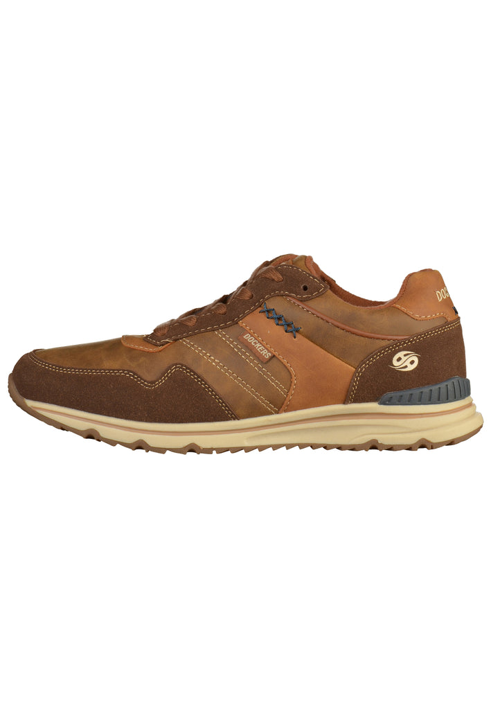 Dockers Sneaker Lederimitat Braun - surf4shoes