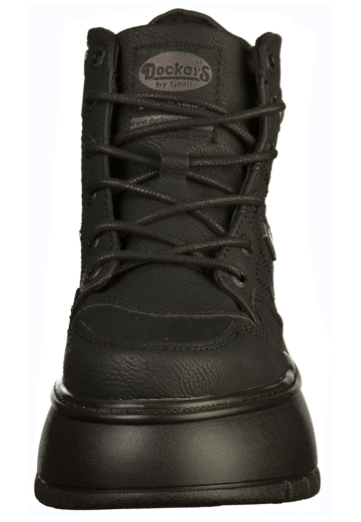 Dockers Stiefelette Lederimitat Schwarz - surf4shoes
