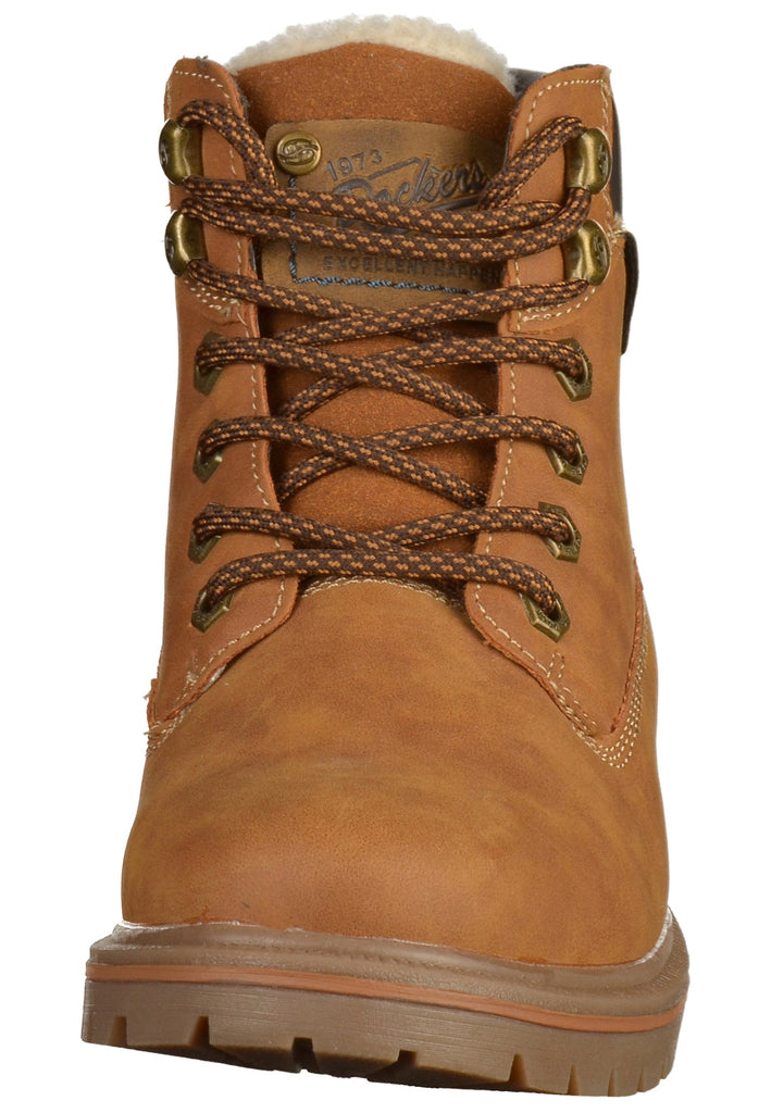 Dockers Stiefelette Lederimitat Cognac - surf4shoes