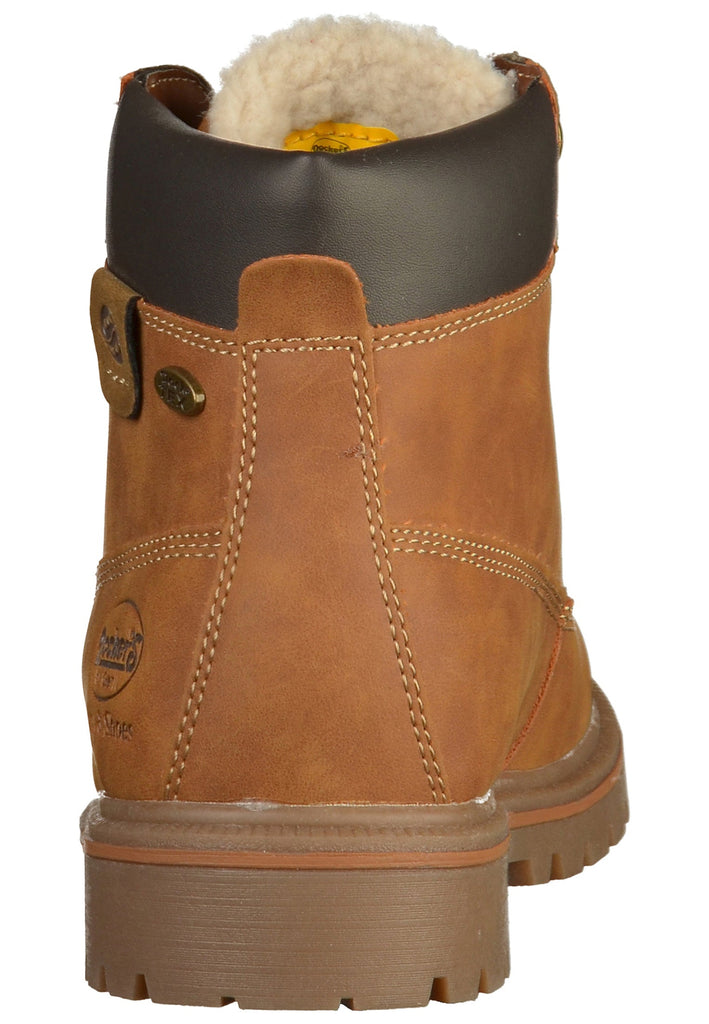Dockers Stiefelette Lederimitat Cognac - surf4shoes