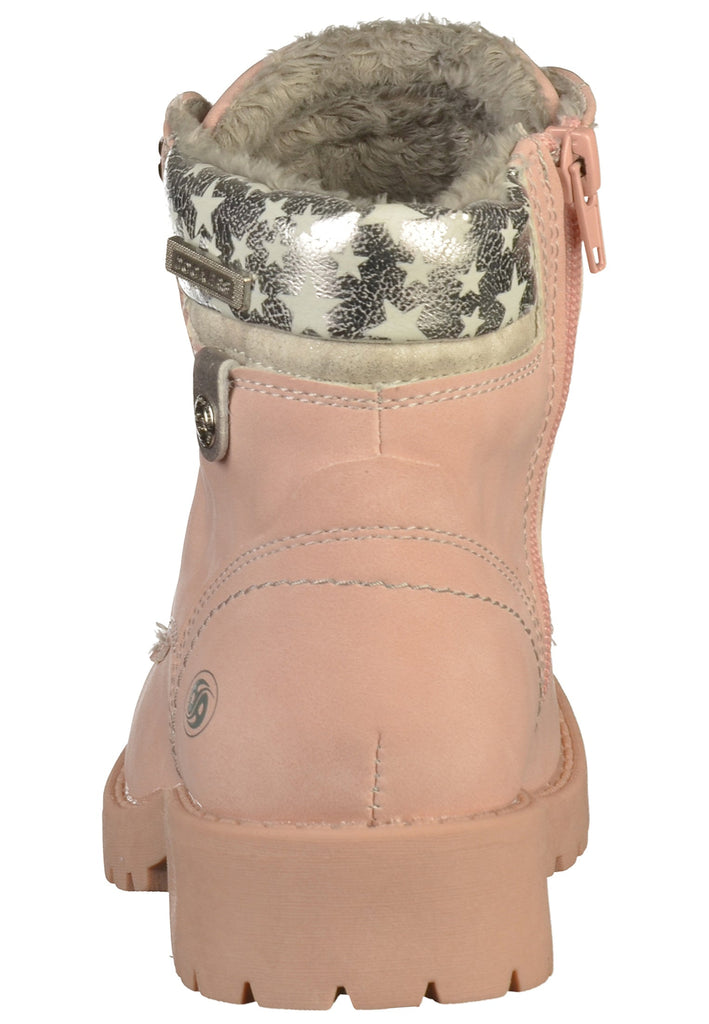 Dockers Stiefelette Lederimitat Rosa - surf4shoes