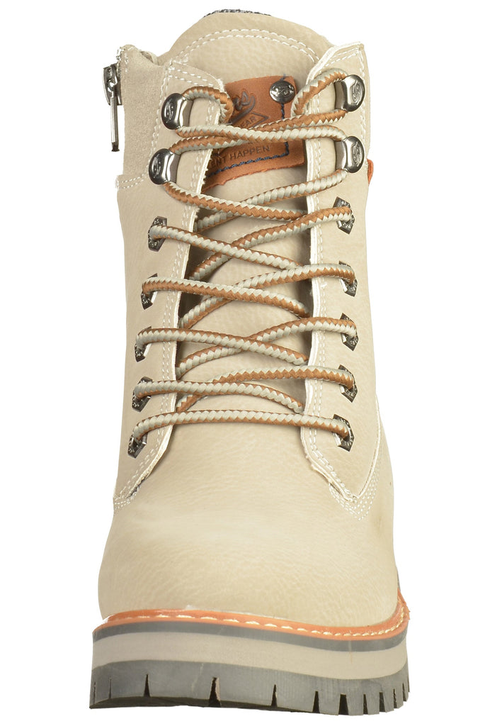 Dockers Stiefelette Lederimitat Hellgrau - surf4shoes