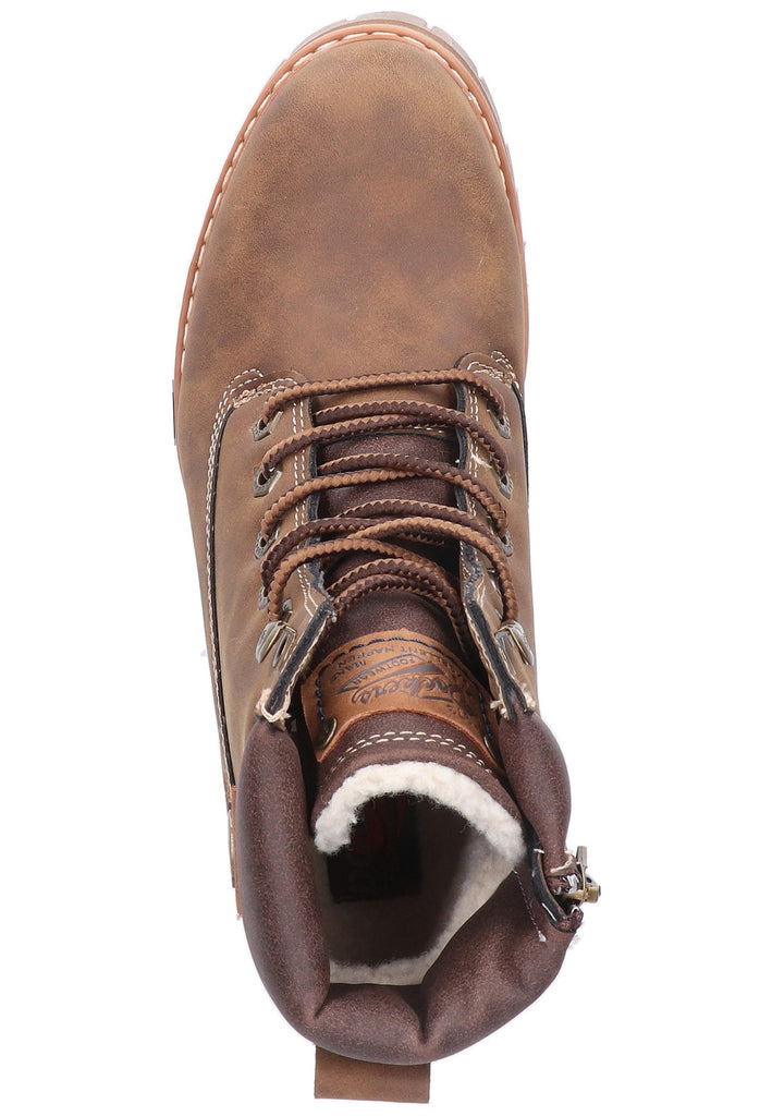 Dockers Stiefelette Lederimitat Cafe - surf4shoes