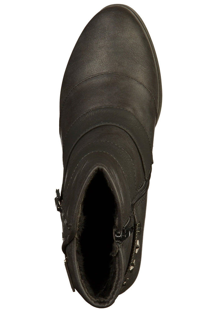 Dockers Stiefelette Lederimitat Schwarz - surf4shoes