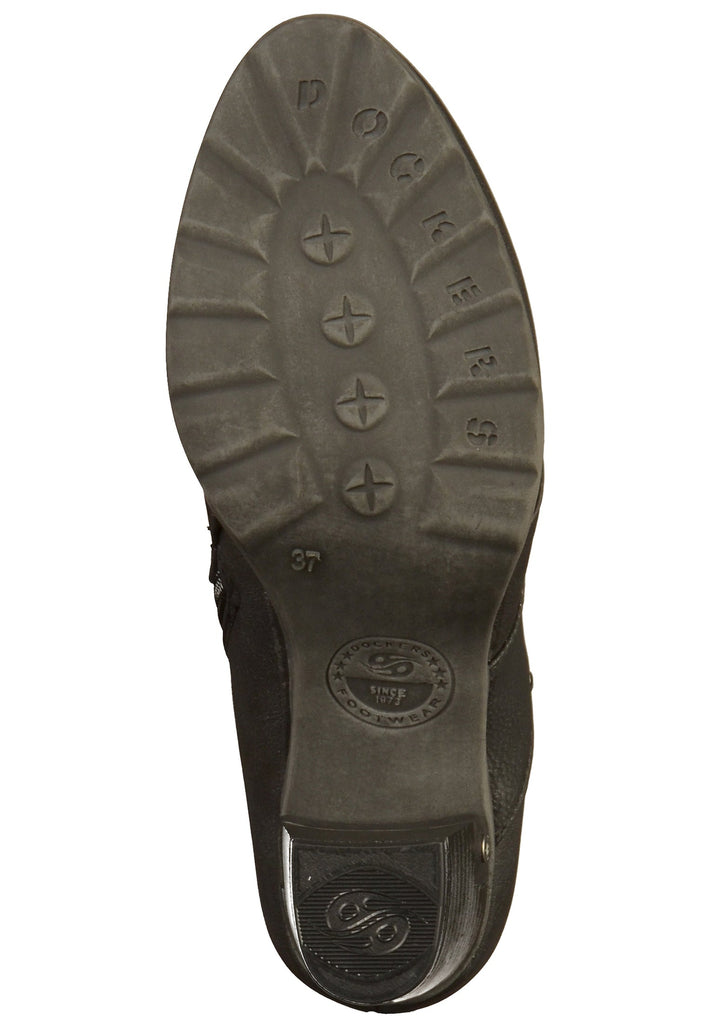 Dockers Stiefelette Lederimitat Schwarz - surf4shoes