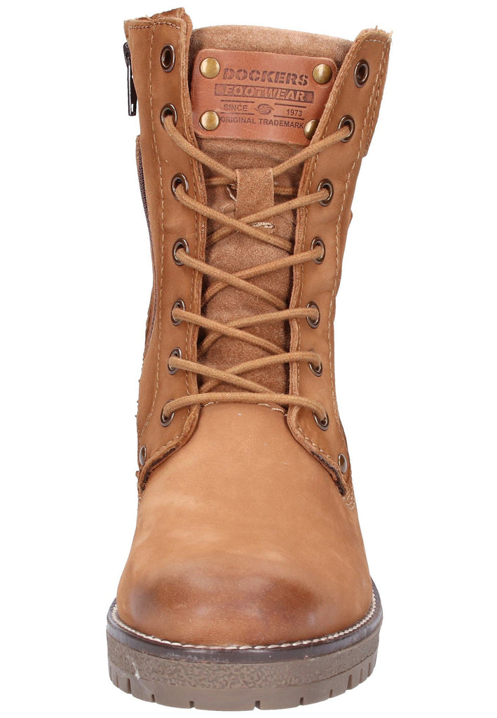 Dockers Stiefelette Leder Hellbraun - surf4shoes